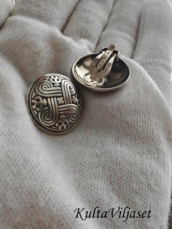 Hannun Vaakuna  klipsukorvikset, Kalevala Koru